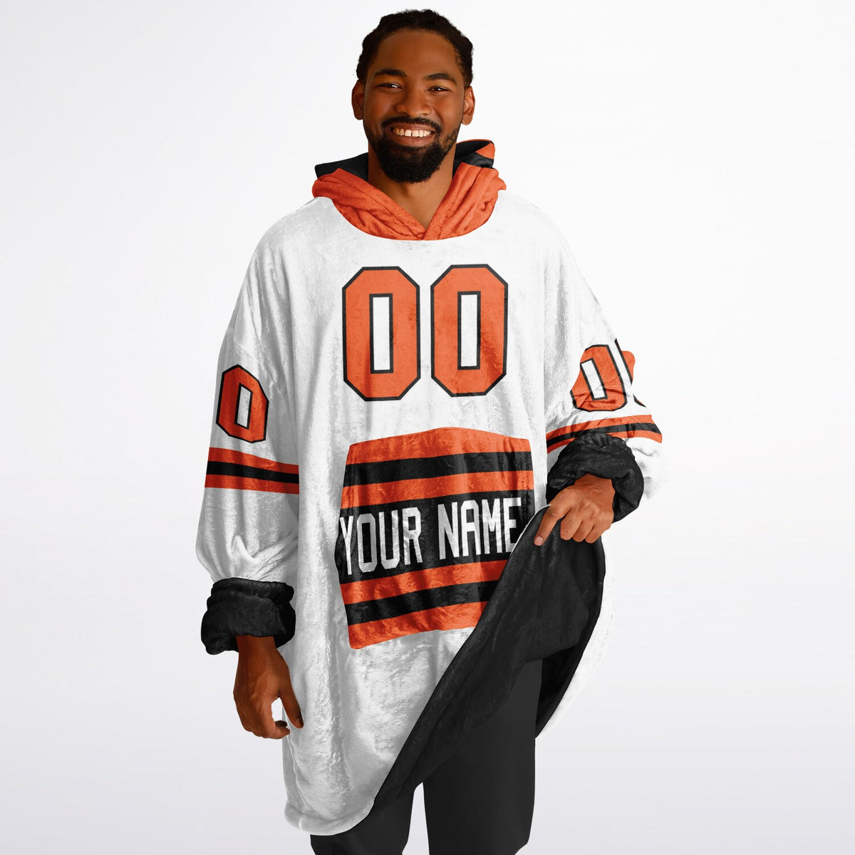 Black/Orange Superfan Reversible