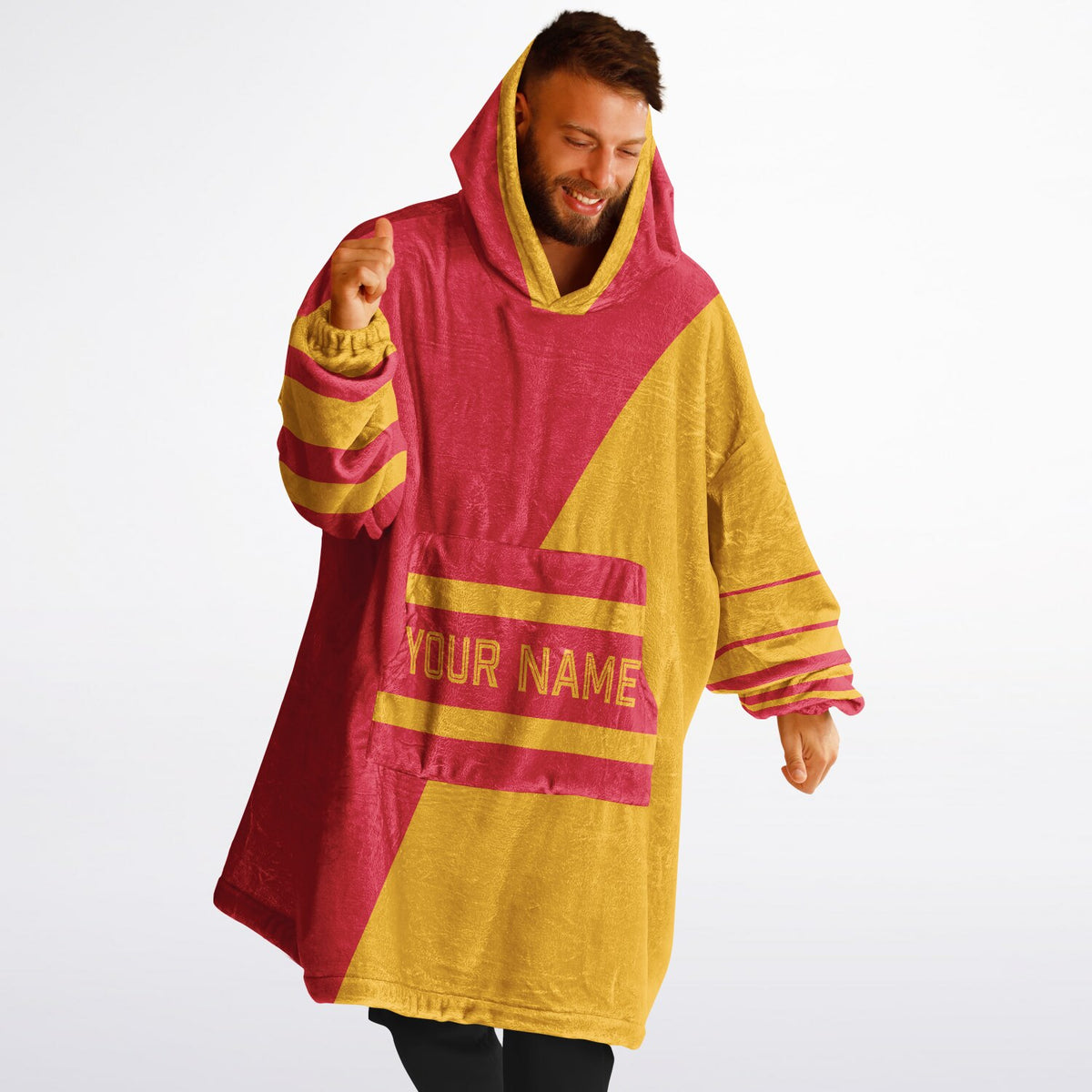 Red & Gold Split Decision