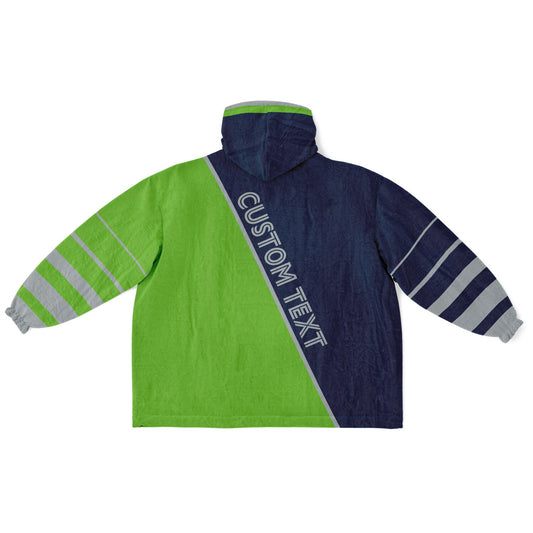 Navy Green Gray Split Decision