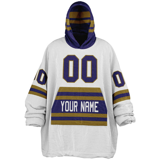 Purple/Metallic Gold Superfan Reversible