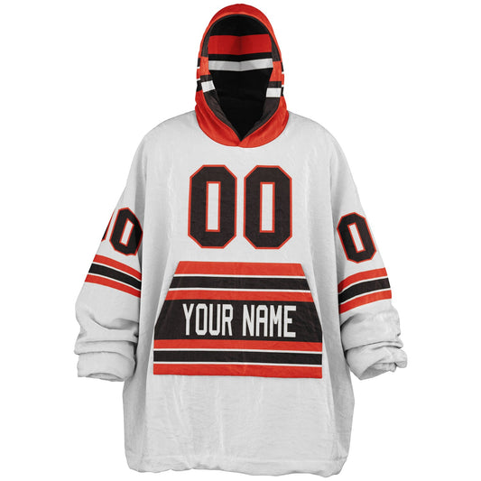 Brown/Orange/White Superfan Reversible