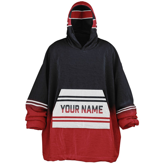 Deep Steel Blue/Red/White Everyday Reversible