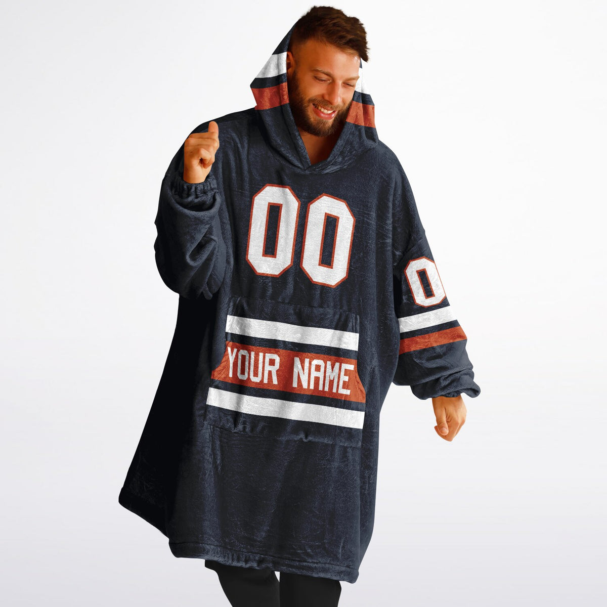 Navy Orange White Classic