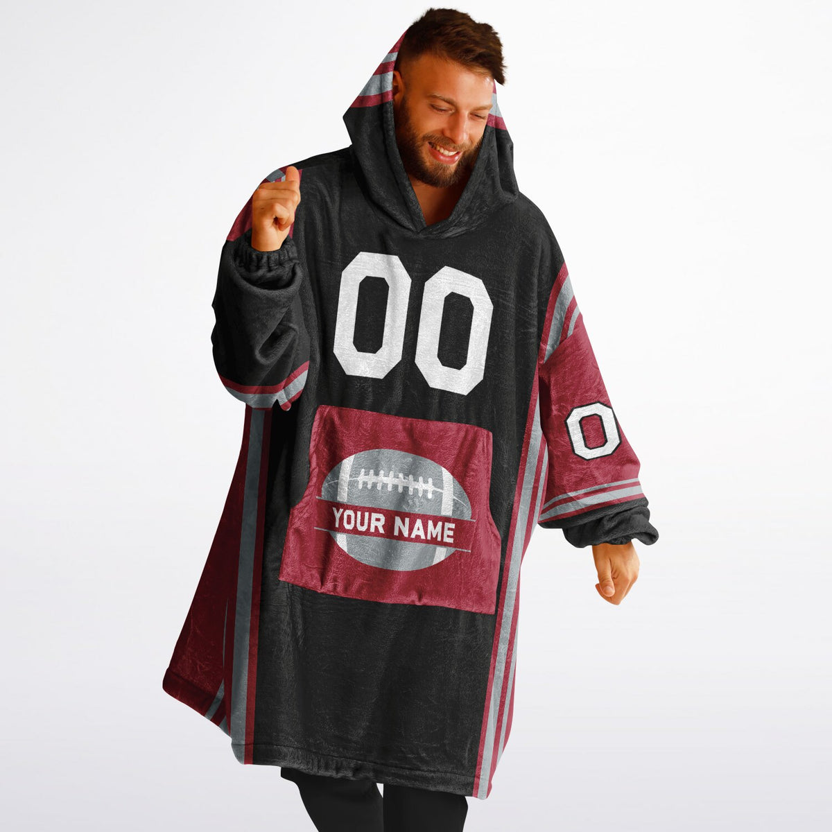 Black/Red/Silver Bold