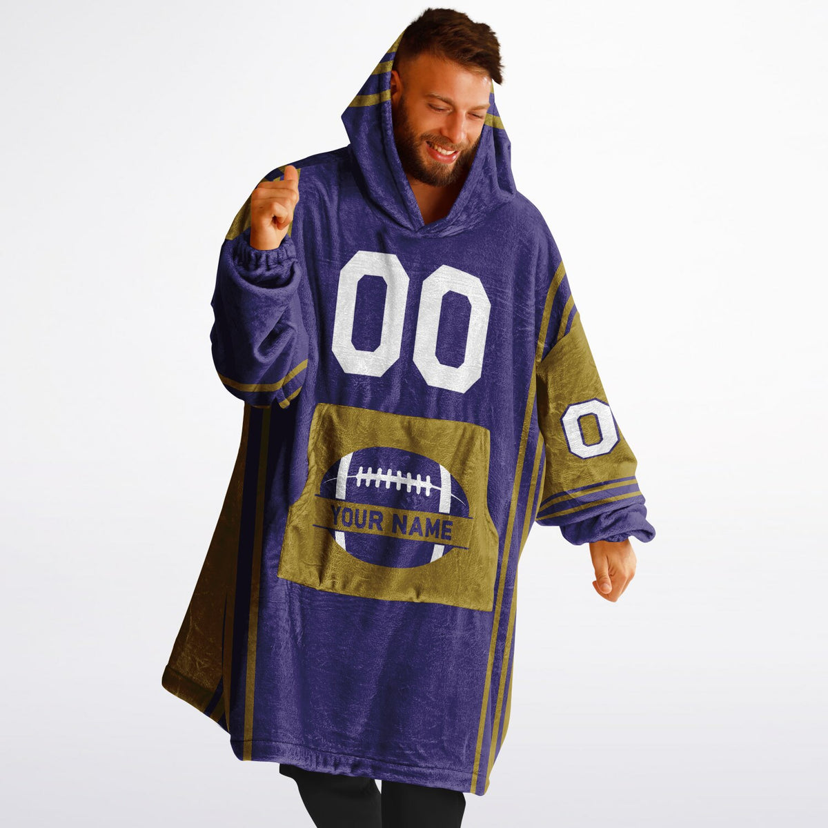 Purple Dark Gold Bold