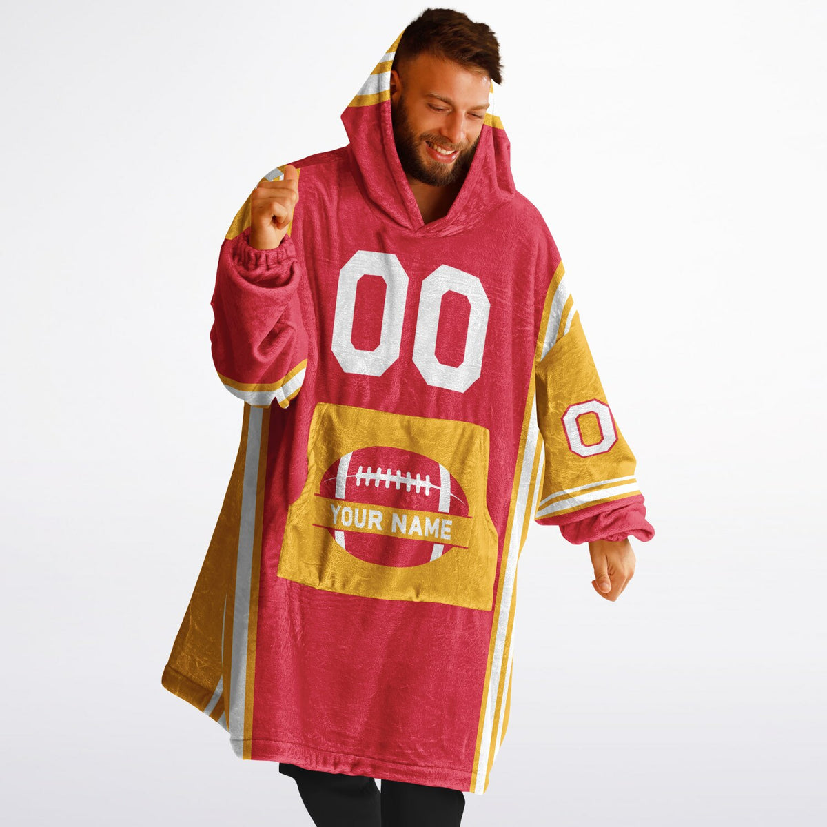 Red/Gold/White Bold