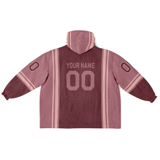 Burgundy Blush Pink Rose Bold