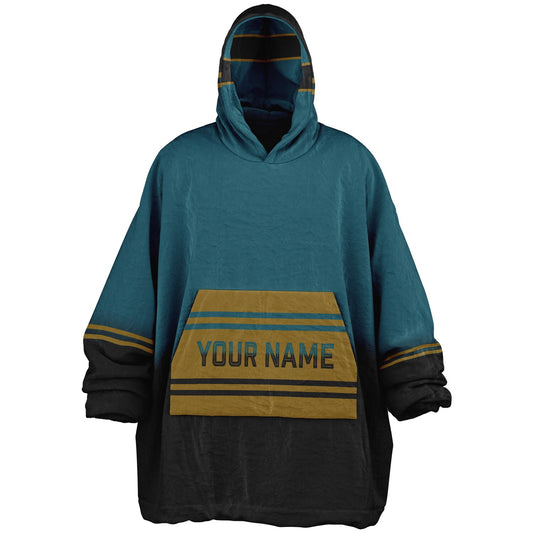 Teal/Black/Gold Everyday Reversible