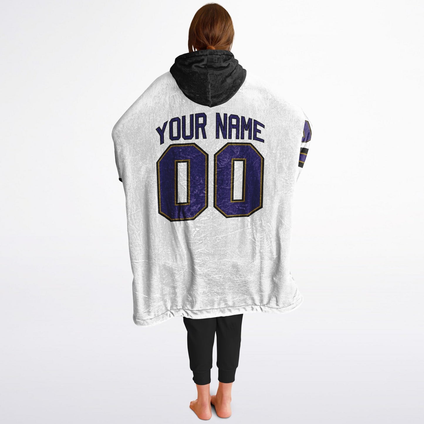 Purple/Black/Metallic Gold Superfan Reversible