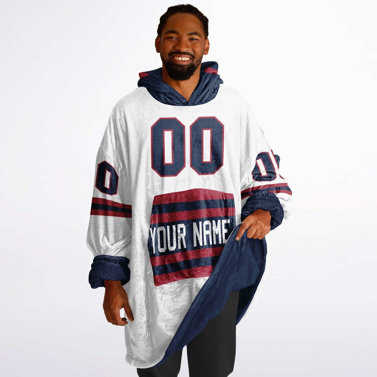 Navy & Red Superfan Reversible
