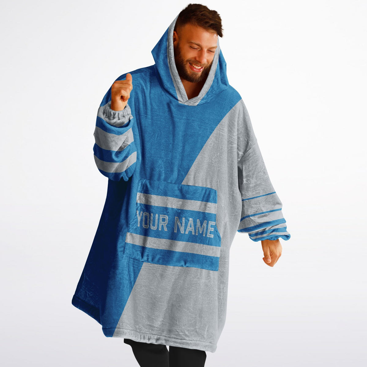 Blue & Silver Split Decision
