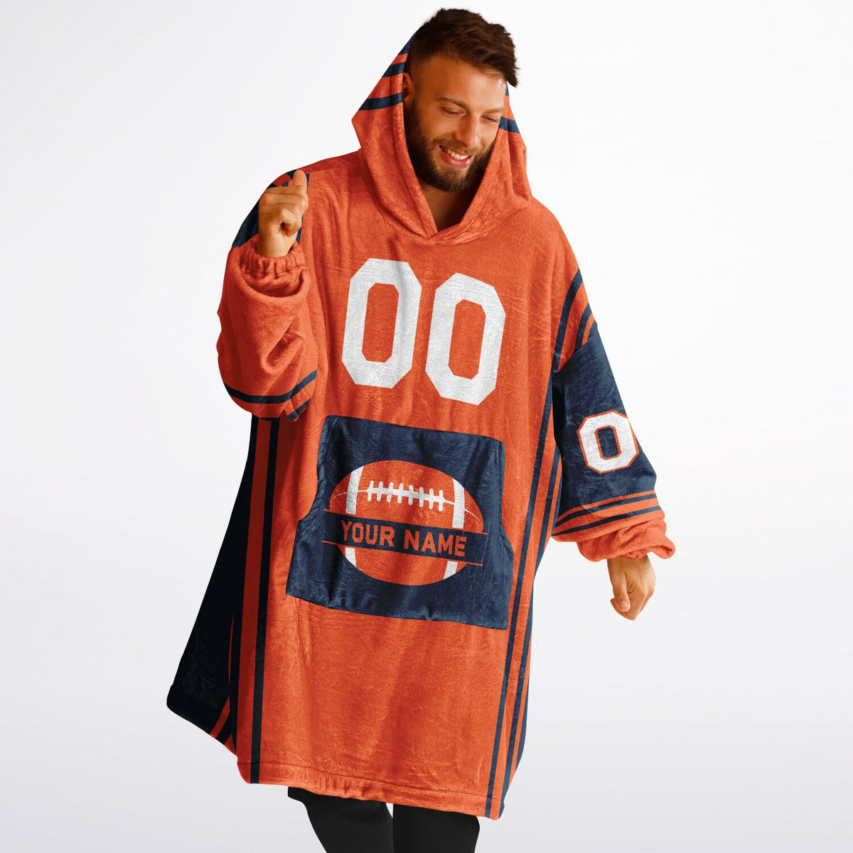 Orange/Navy Bold