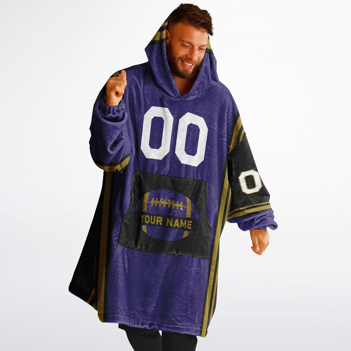 Purple Black Dark Gold Bold