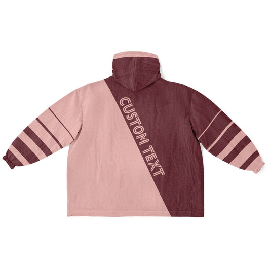 Burgundy & Blush Pink Split Decision