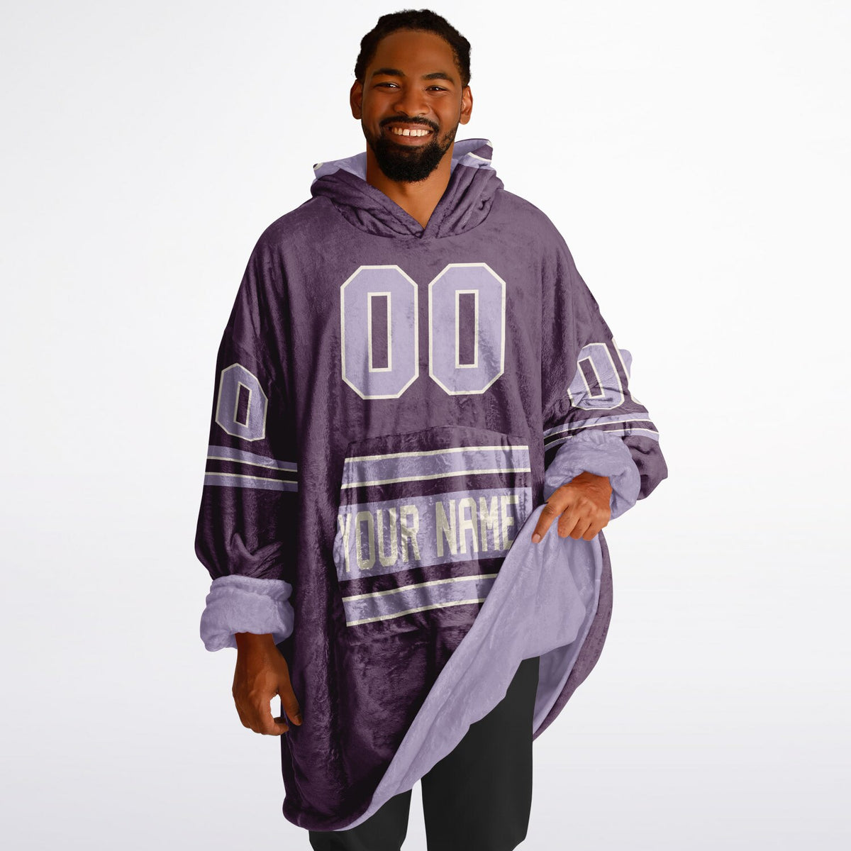 Lavender Cream Plum Superfan Reversible