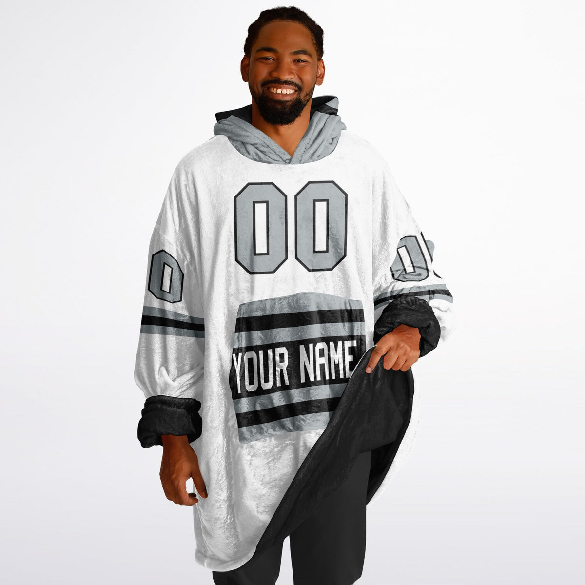 Black/Silver Superfan Reversible
