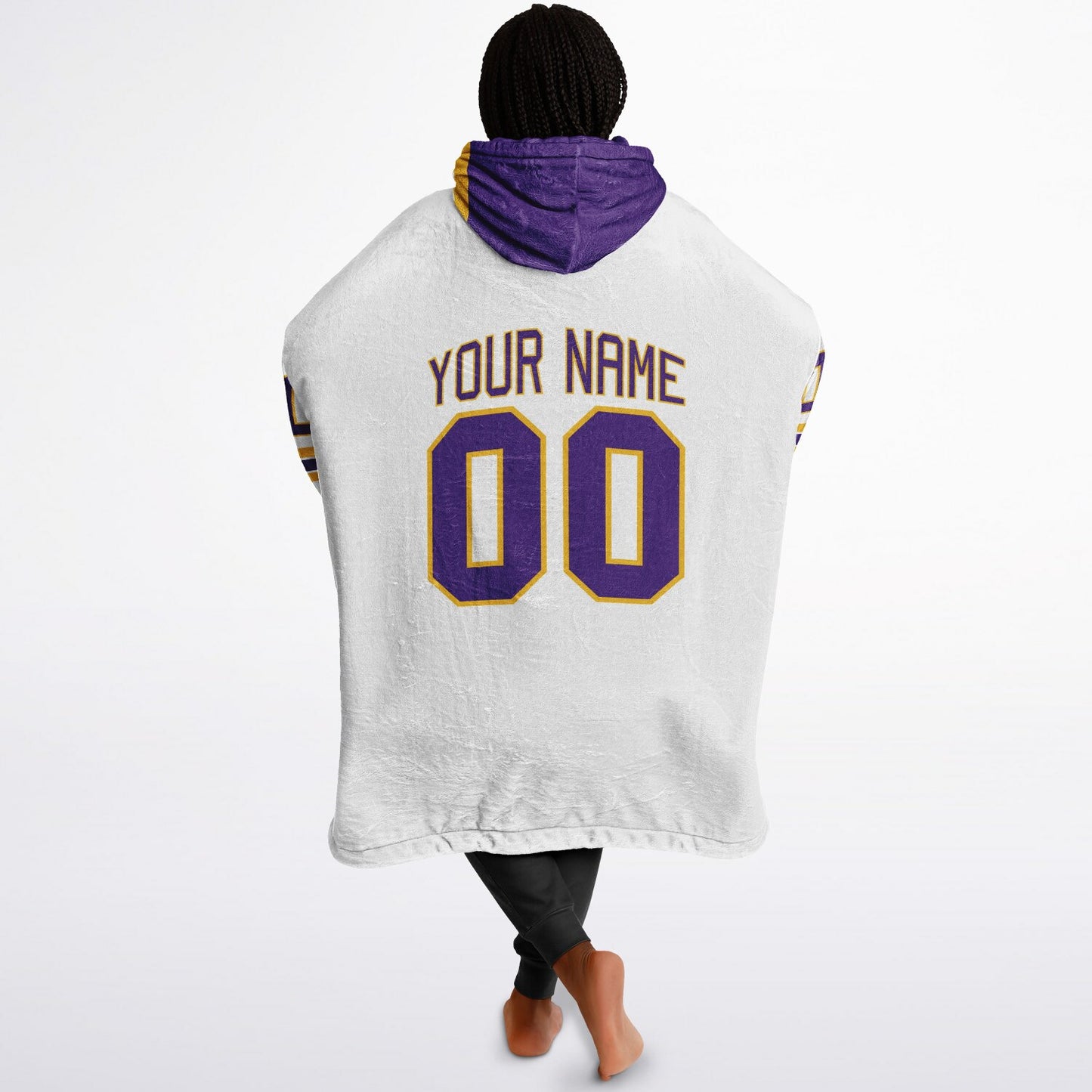 Purple/Gold/White Superfan Reversible