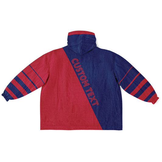 Dark Blue & Red Split Decision