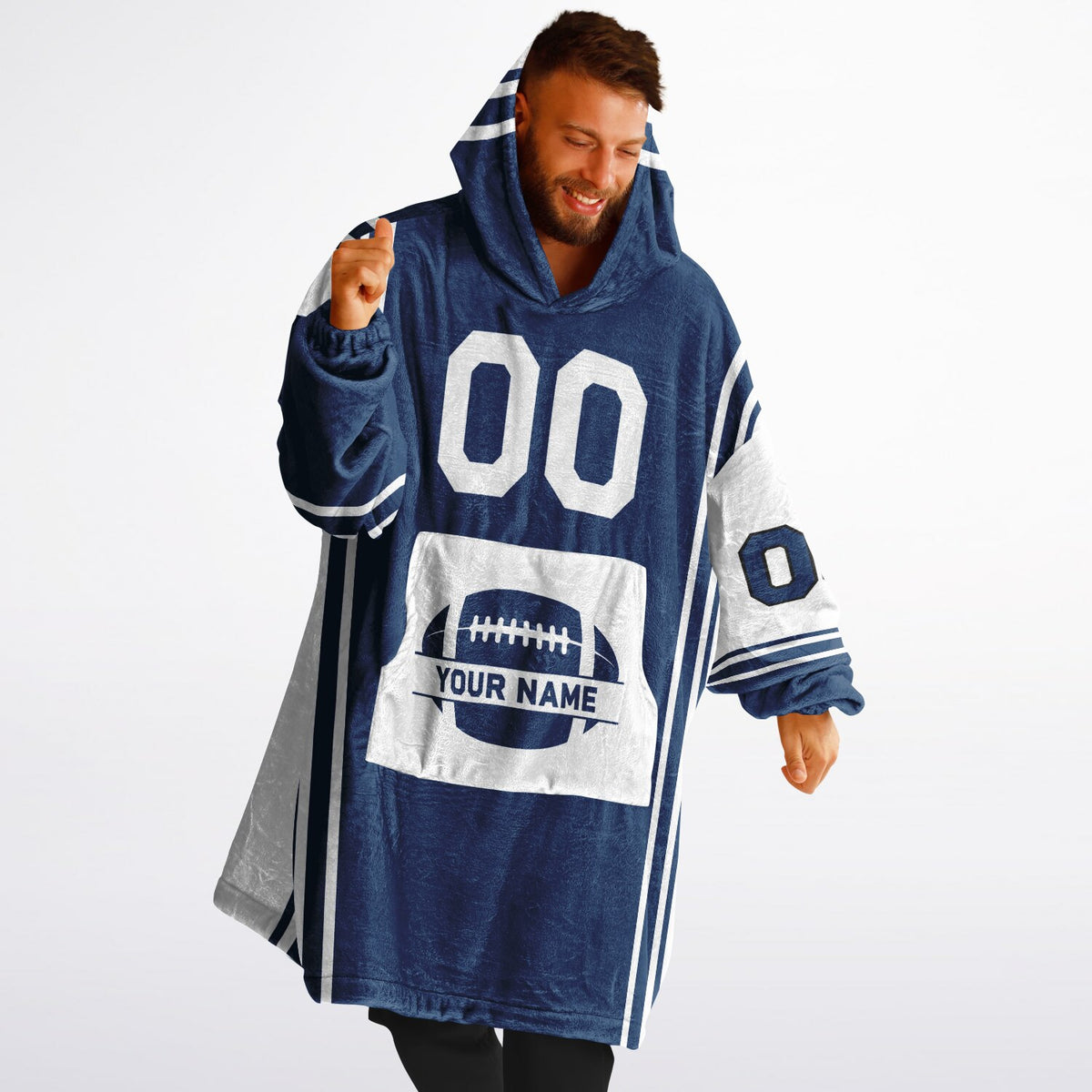 Blue/White Bold