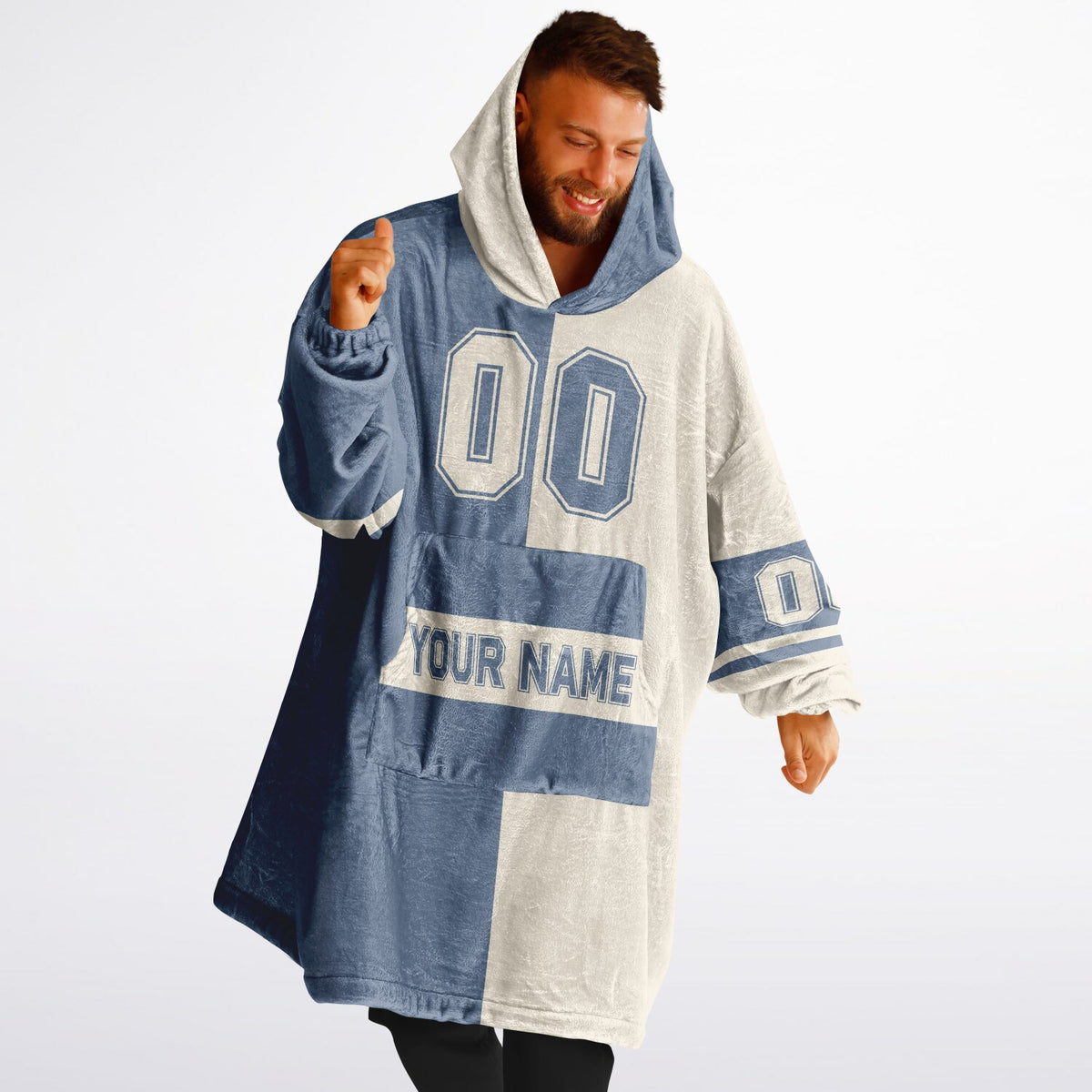 Slate Blue & Cream Halftime
