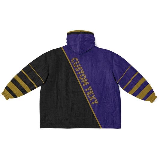 Purple Black Dark Gold Split Decision