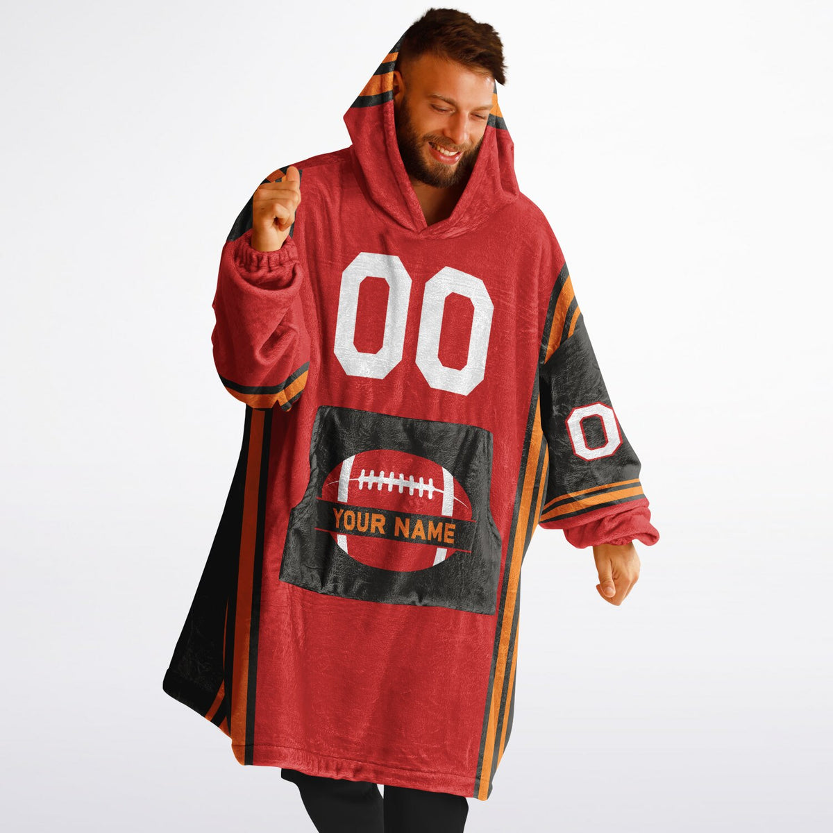Red/Pewter/Orange Bold