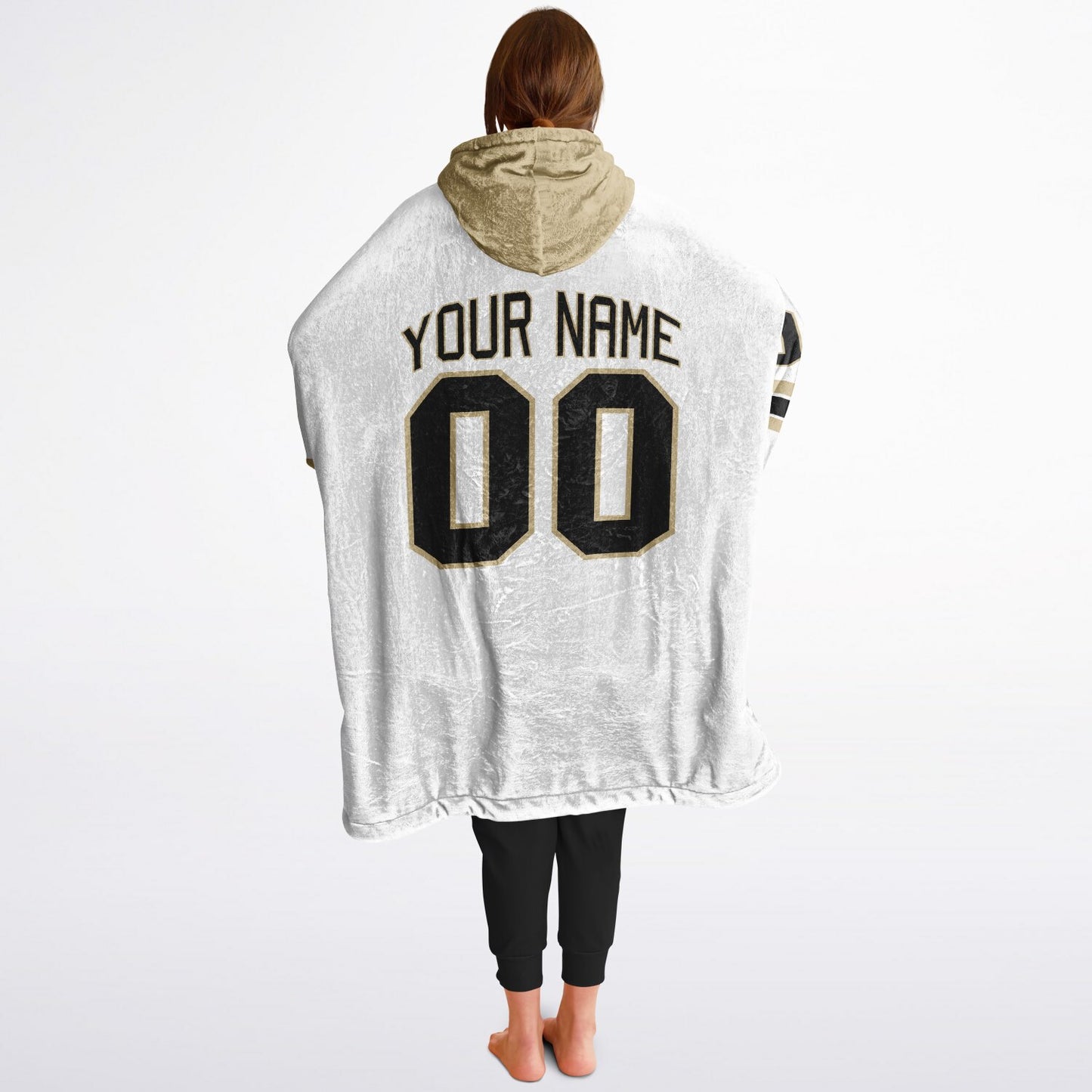 Black/Old Gold/White Superfan Reversible