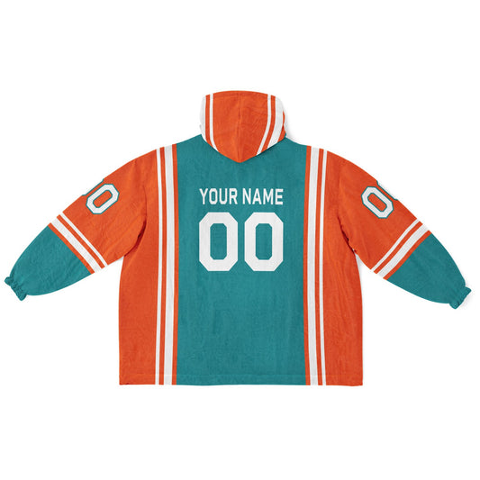 Teal/Orange/White Bold