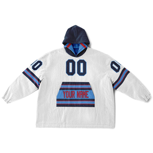 Light Blue/Navy/Red Superfan Reversible