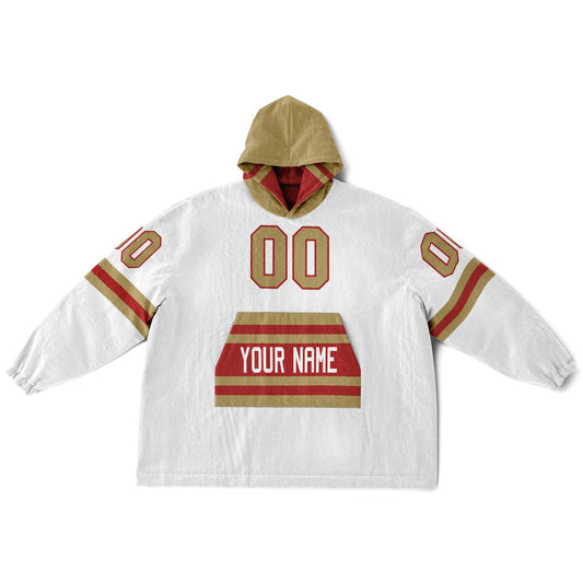 Red Dark Gold Superfan Reversible