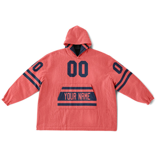 Navy & Electric Coral Superfan Reversible