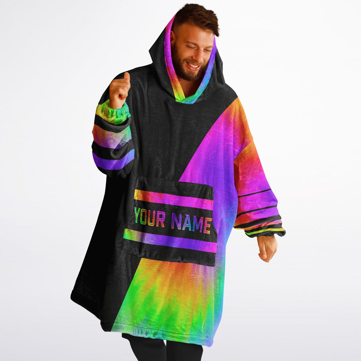 Black & Tie Dye Split Decision