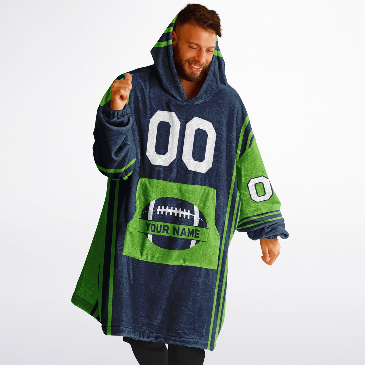 Navy/Green Bold