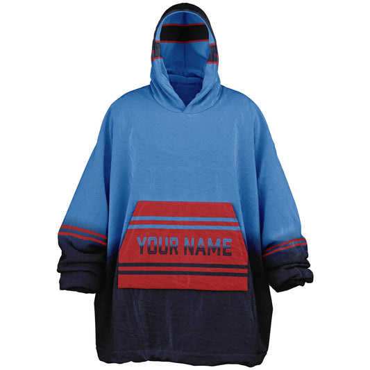 Light Blue/Navy/Red Everyday Reversible