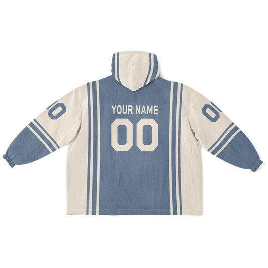 Slate Blue & Cream Bold