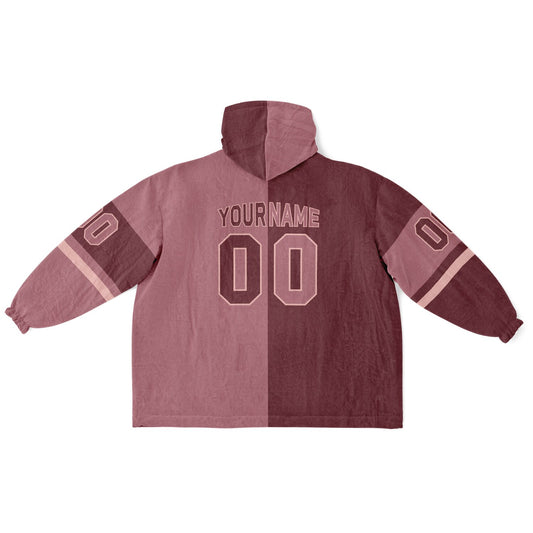 Burgundy Blush Pink Rose Halftime