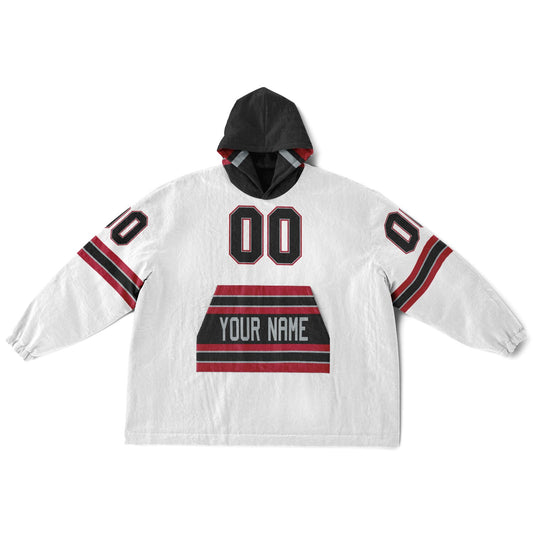 Black/Red/Silver Superfan Reversible