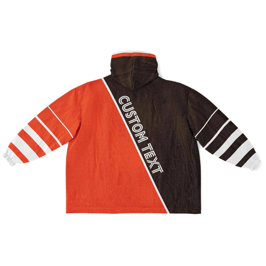 Brown Orange White Split Decision