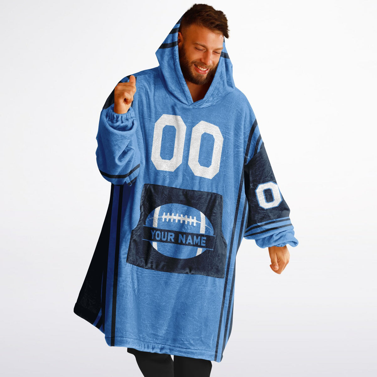 Light Blue/Navy Bold