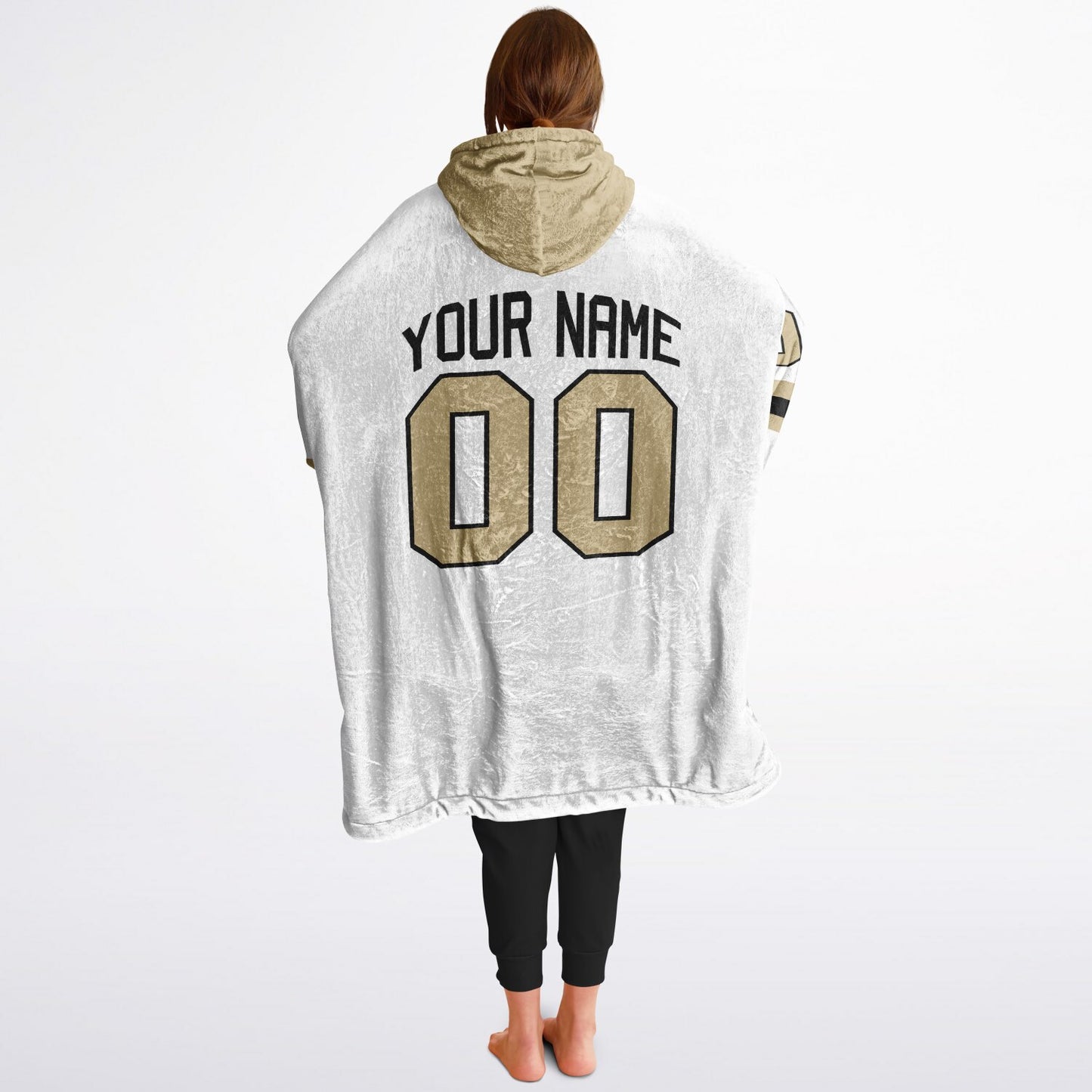 Black/Old Gold Superfan Reversible