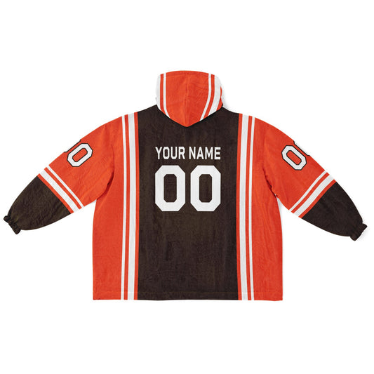 Brown/Orange/White Bold
