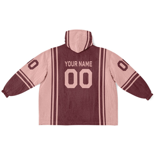 Burgundy & Blush Pink Bold