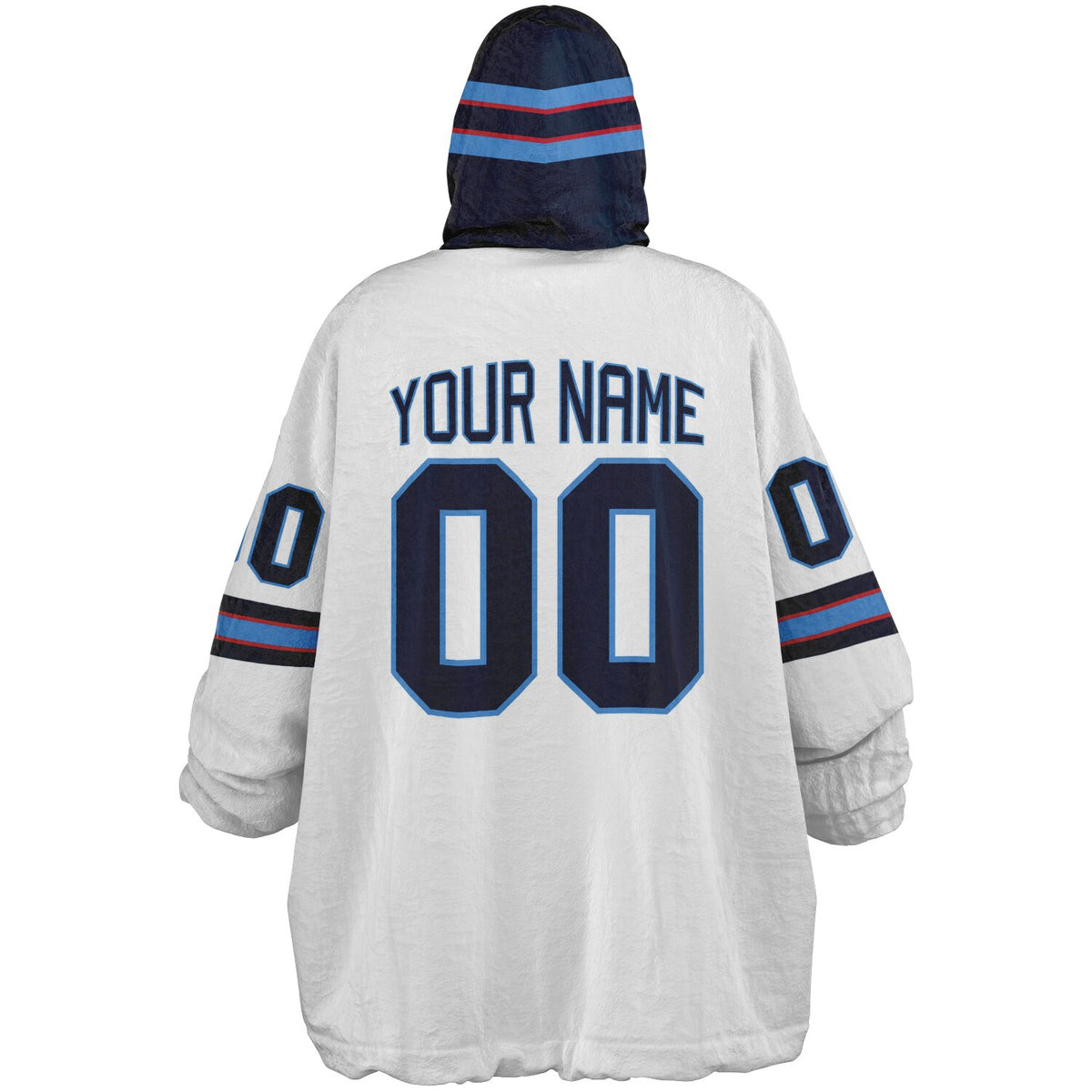 Light Blue/Navy/Red Superfan Reversible