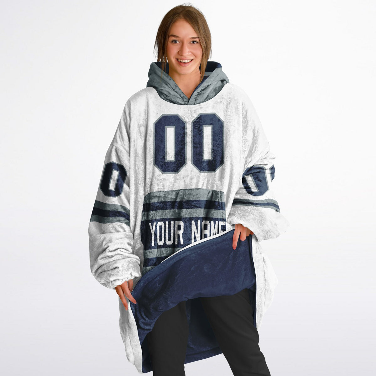 Navy/Silver Superfan Reversible