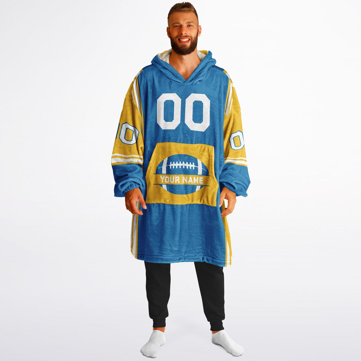 Blue/Gold/White Bold