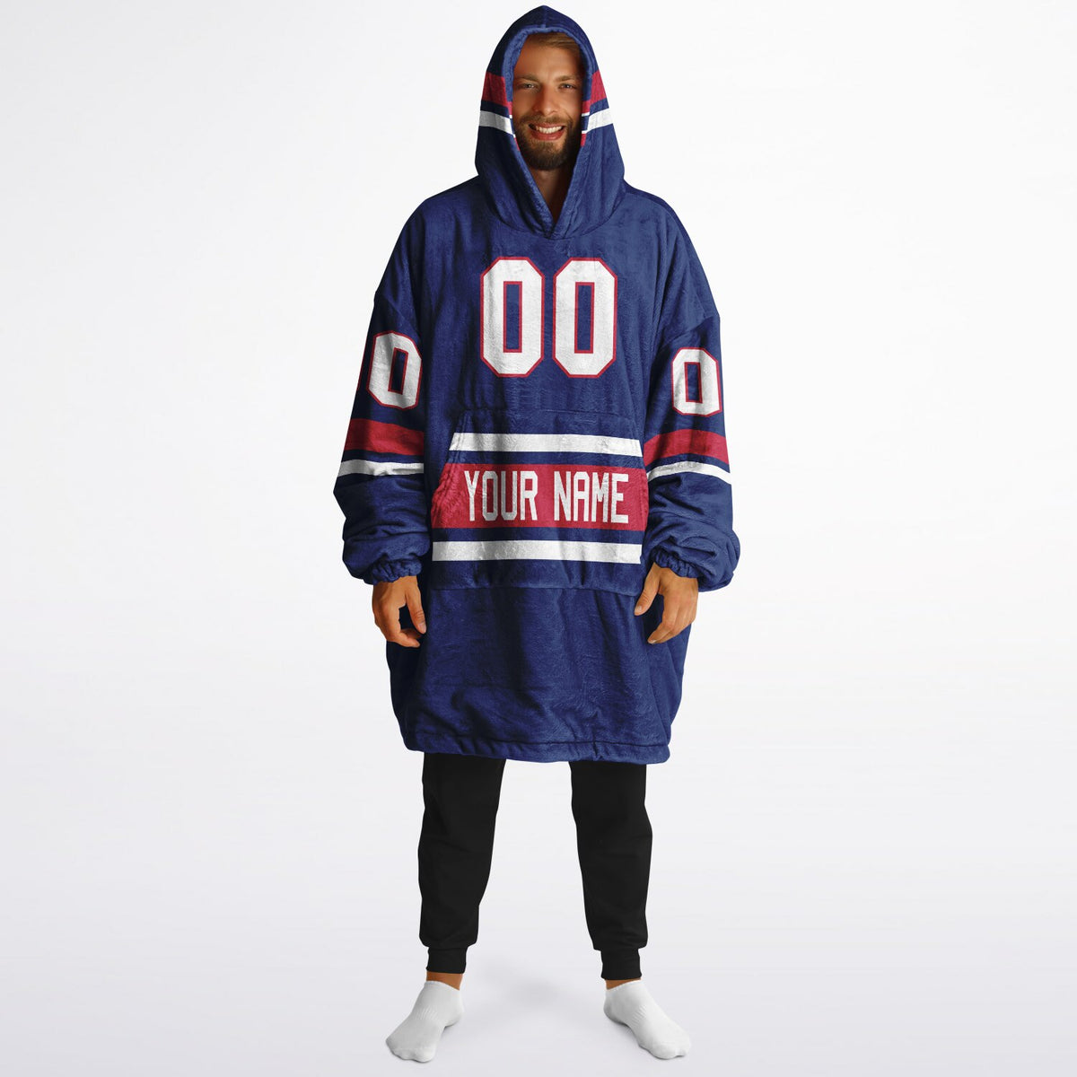 Dark Blue/Red/White Superfan Reversible