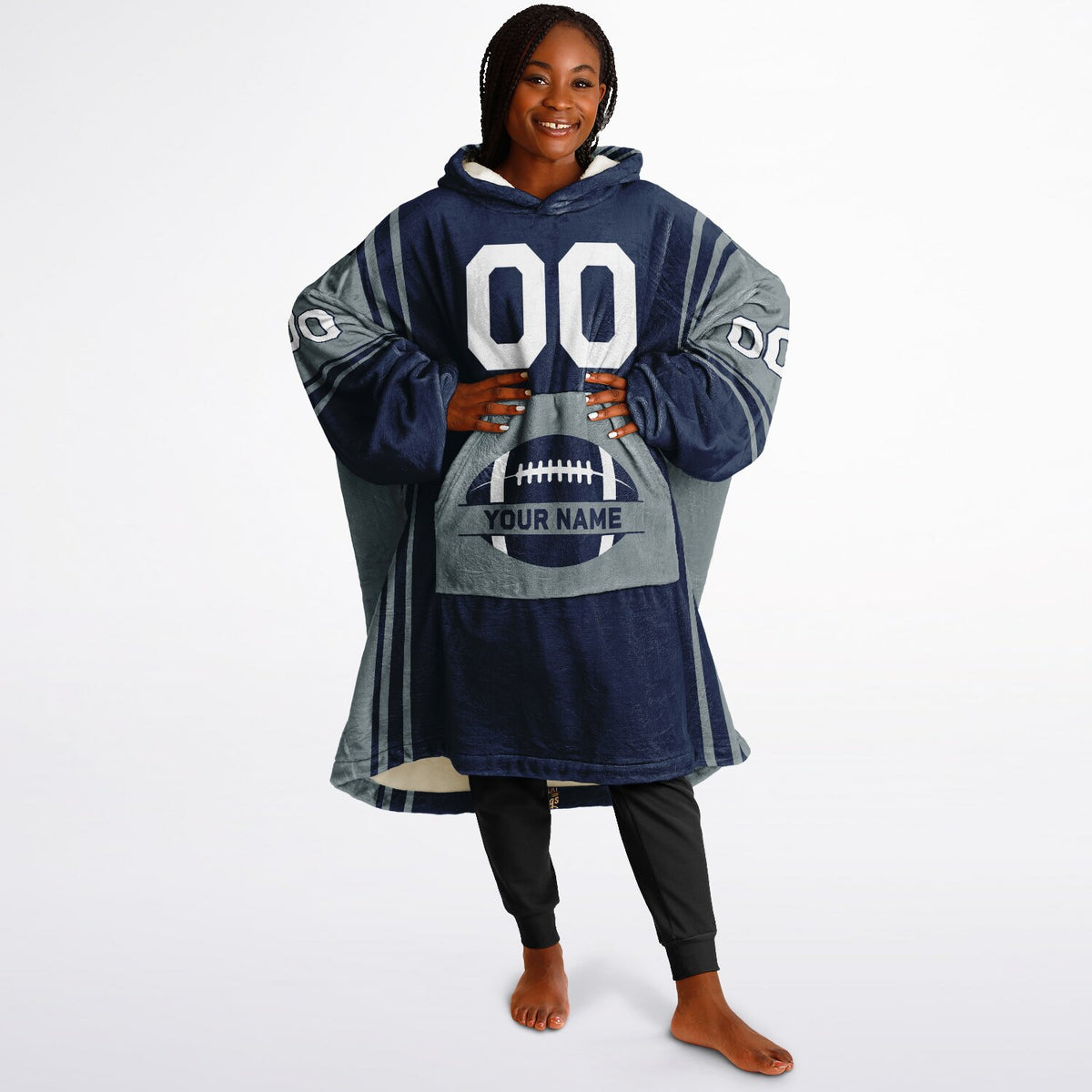 Navy/Silver Bold
