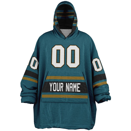 Teal/Black/Gold Superfan Reversible