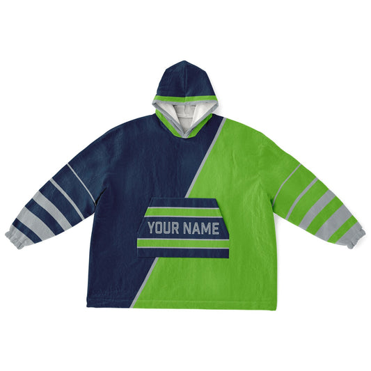 Navy Green Gray Split Decision
