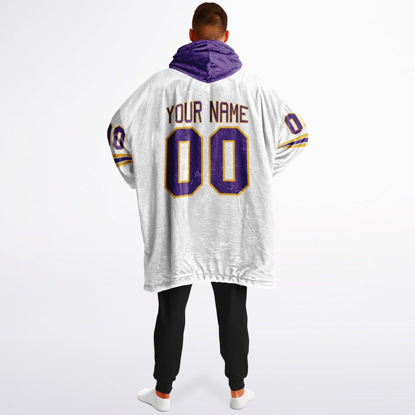 Purple/Gold/White Superfan Reversible